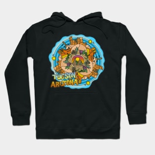 Tucson, Arizona Desert Southwest Themed Mandala Hoodie